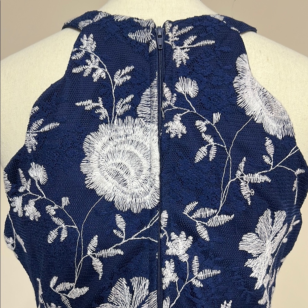 Altar'd State Navy and White Floral Dress - Picture 8 of 11